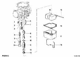 CARBURETOR-FLOAT ASSY/JET