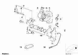 REAR BRAKE / BRAKE PAD / WEAR SENSOR