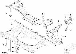 FRONT AXLE SUPPORT/WISHBONE