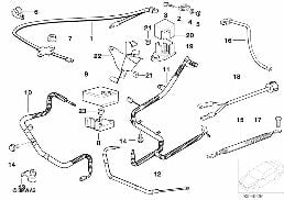 BATTERY CABLE diagram for BMW 7 Series E38 740i