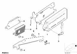 SINGLE PARTS, SA 632, TRUNK diagram for BMW 3 Series E46 325xi