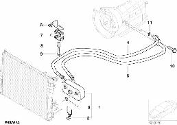 OIL COOLING, AUTOMATIC GEARBOX A5S ...R