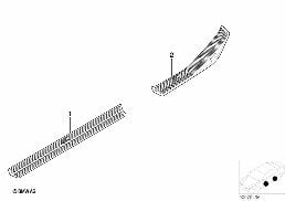 RETROFIT, M COVER, ENTRANCE diagram for BMW 3 Series E46 318i