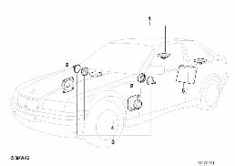 SOUND MODUL SYSTEM diagram for BMW 3 Series E36 316i 1.9