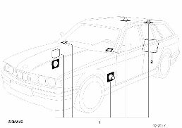 Système Sound Modul diagram for BMW 5 Series E34 518i