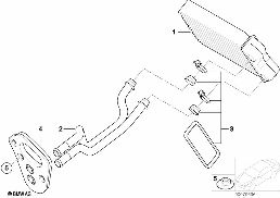HEATER RADIATOR/MOUNTING PARTS diagram for BMW MINI R53 Cooper S