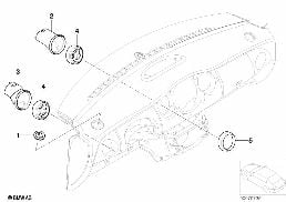 OUTFLOW NOZZLES/COVERS diagram for BMW MINI R53 Cooper S