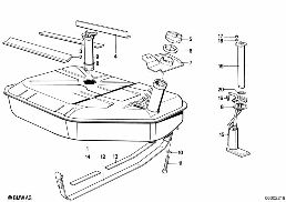 FUEL TANK/FUEL FEED diagram for BMW 7 Series E23 735i