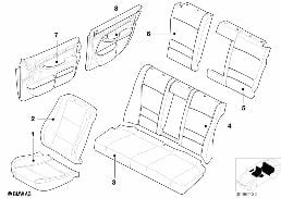 Série Individual Allemagne, KA60 diagram for BMW 5 Series E39 525td