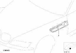 GRILLE diagram for BMW Z3 E36 M