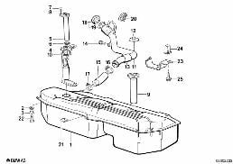 FUEL TANK/FUEL FEED diagram for BMW 3 Series E30 320i
