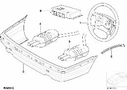 INDIV. SERIES SPORT EDITION MIDDLE EAST diagram for BMW 7 Series E38 740iL