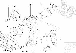 BELT DRIVE WATER PUMP/ALTERNATOR