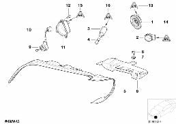 SINGLE PARTS, XENON HEADLIGHT diagram for BMW X5 E53 3.0d