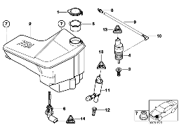 HEAD LAMP CLEANING DEVICE CONTAINER