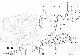 ENGINE BLOCK MOUNTING PARTS