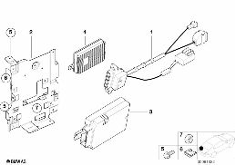SINGLE PARTS, SA 627, TRUNK diagram for BMW X5 E53 3.0i