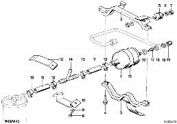 FUEL PUMP diagram for BMW 3 Series E21 323i
