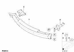 CARRIER, BUMPER FRONT