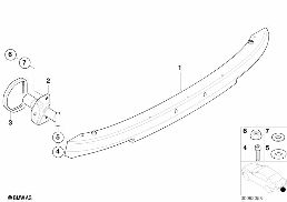 CARRIER, BUMPER REAR