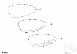 MIRROR GLAS, M WING MIRROR