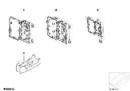 Support de raccord a fiche diagram for BMW 5 Series E39 525td
