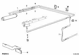 FUEL COOLING SYSTEM diagram for BMW 5 Series E28 535i