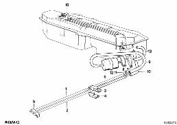 FUEL PIPES AND FUEL FILTERS diagram for BMW 3 Series E30 320i