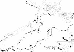 FUEL PIPE AND MOUNTING PARTS