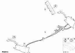 Антенна ТВ в бампере diagram for BMW 3 Series E46 318Ci
