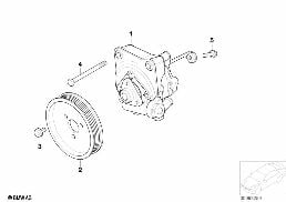 POWER STEERING PUMP diagram for BMW 3 Series E46 M3