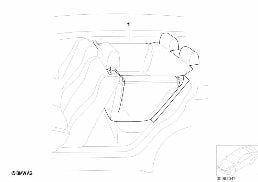 UNIVERSAL PRODECTIVE REAR COVER diagram for BMW MINI Countryman F60 Cooper