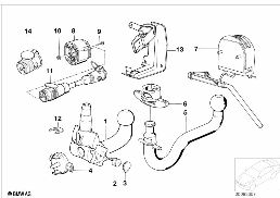 SINGLE PARTS OF TRAILER HITCH
