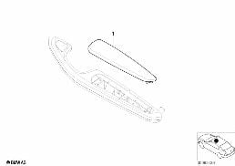 Bracciolo indiv.,parte superiore anter. diagram for BMW 3 Series E46 318Ci