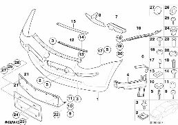 TRIM PANEL, BUMPER, FRONT