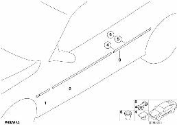 EXTERIOR TRIM / GRILL diagram for BMW 3 Series E46 318i
