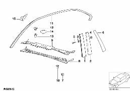 EXTERIOR TRIM / GRILL diagram for BMW 3 Series E36 323i