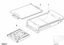 SEAT REAR, CENTER ARMREST, MULTIFUNCTION diagram for BMW 3 Series E46 318i