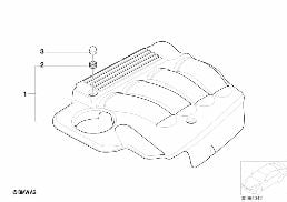 엔진 소음 diagram for BMW 3 Series E46 318i