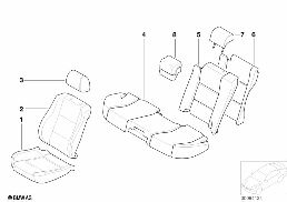 I-SERIE ZD HIGHLINE VARIANTE 1, KA61 diagram for BMW 7 Series E38 730i
