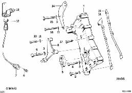 LOWER TIMING CASE diagram for BMW 7 Series E23 728i