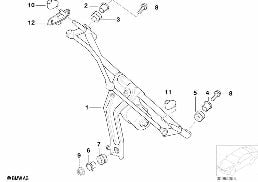 Inst.spryskiw.szyb kierown.praw.stronie diagram for BMW MINI R50 Cooper