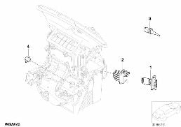 RESISTOR/TEMPERATURE SENSOR diagram for BMW MINI R53 Cooper S