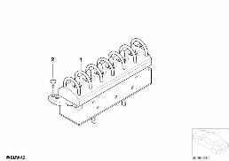 Zespół przełączników konsoli środkowej diagram for BMW MINI R50 Cooper