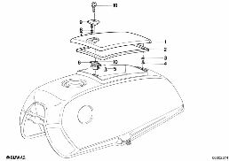 FUEL TANK-TOOL CONTAINER