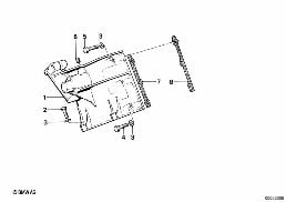 UPPER TIMING CASE diagram for BMW 5 Series E12 530i