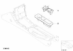 RETROFIT, CUP HOLDER diagram for BMW Z3 E36 M