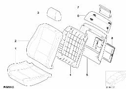 I-SERIE ZD HIGHLINE VARIANTE 2, KA61 diagram for BMW 7 Series E38 730i