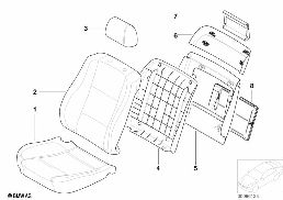 I-SERIE ZD HIGHLINE VARIANTE 4, KA61 diagram for BMW 7 Series E38 730i