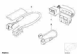 Câble-adaptateur pour radio diagram for BMW 5 Series E39 525td